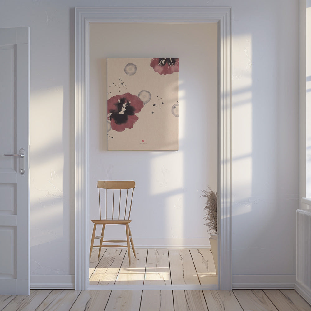 Petals and Ink Blots | Canvas
