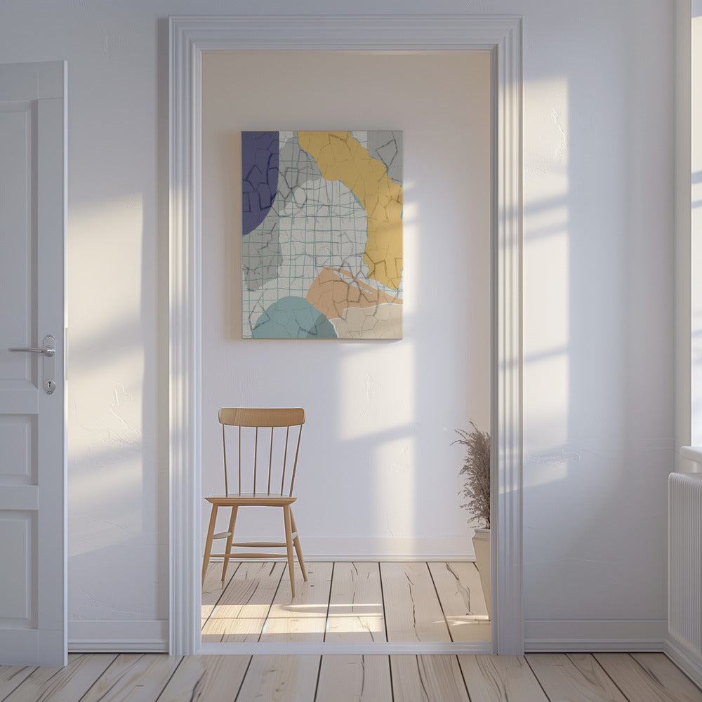 Terrestrische traceringen | Canvas