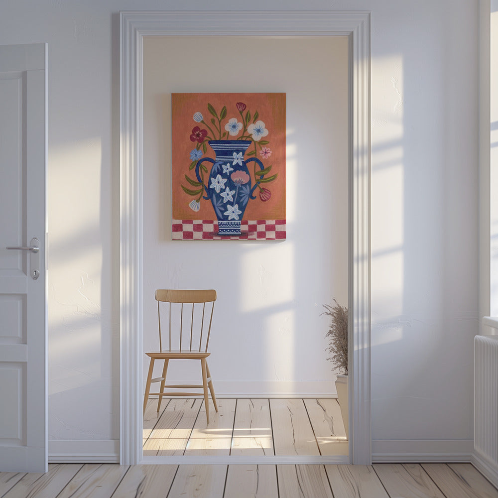 Vase Wild Flowers Bouquet | Canvas