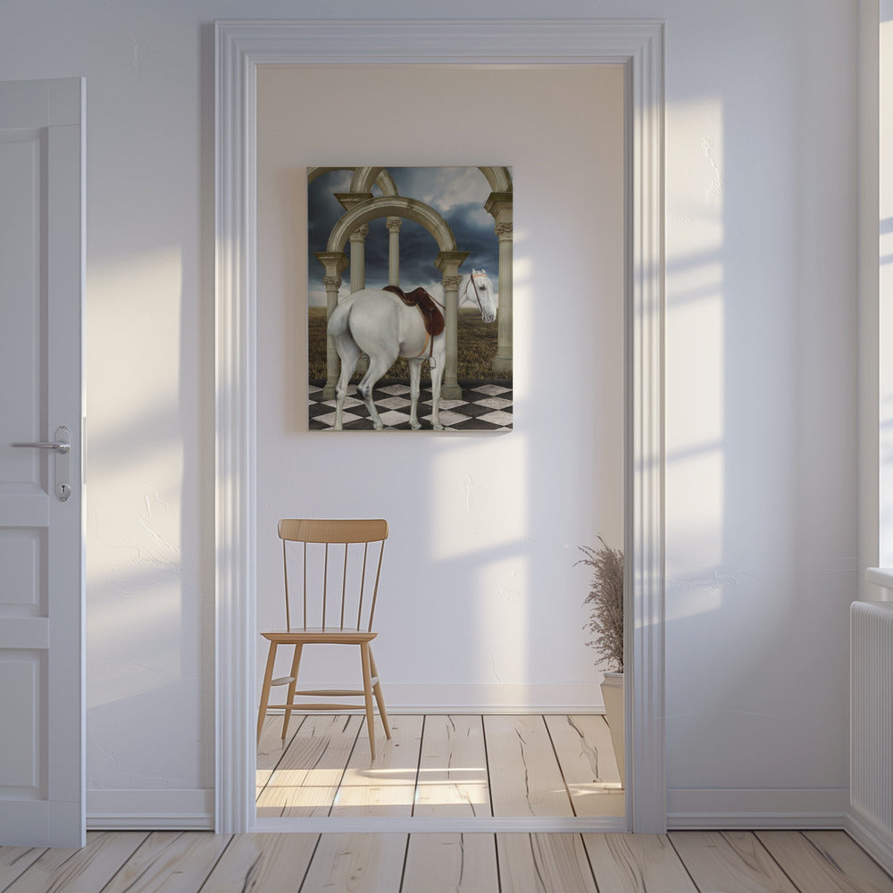 Een grijze jager voor dames | Canvas