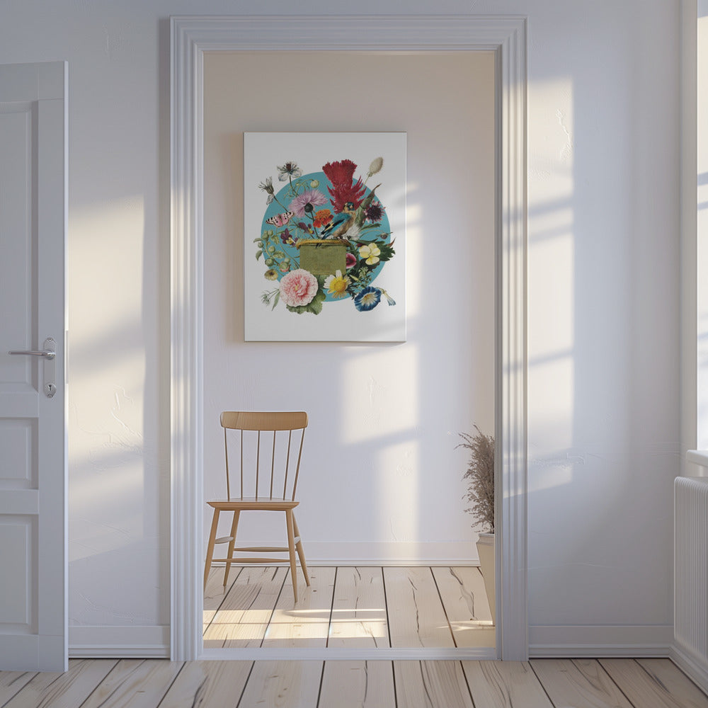 Kleurrijke bloeiharmonie | Canvas