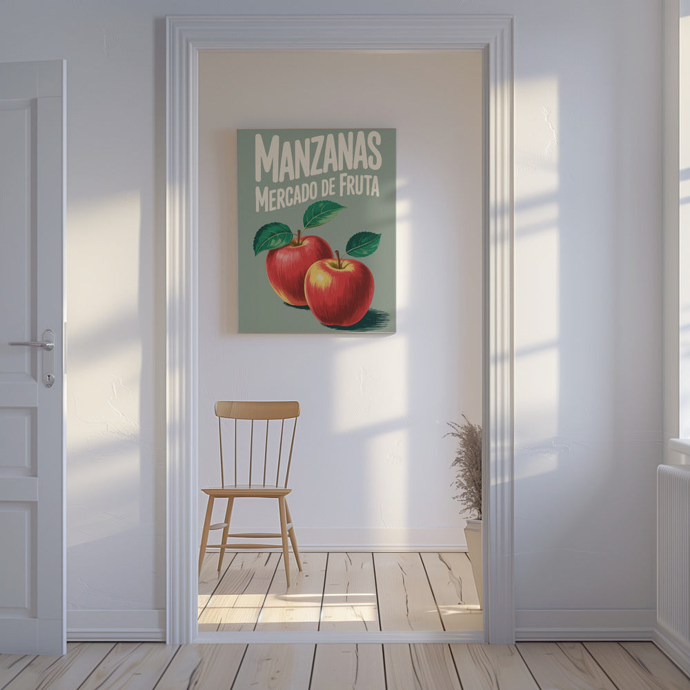 Levendige rode appels | Canvas