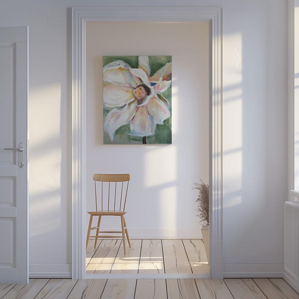 Roze Magnolia | Canvas