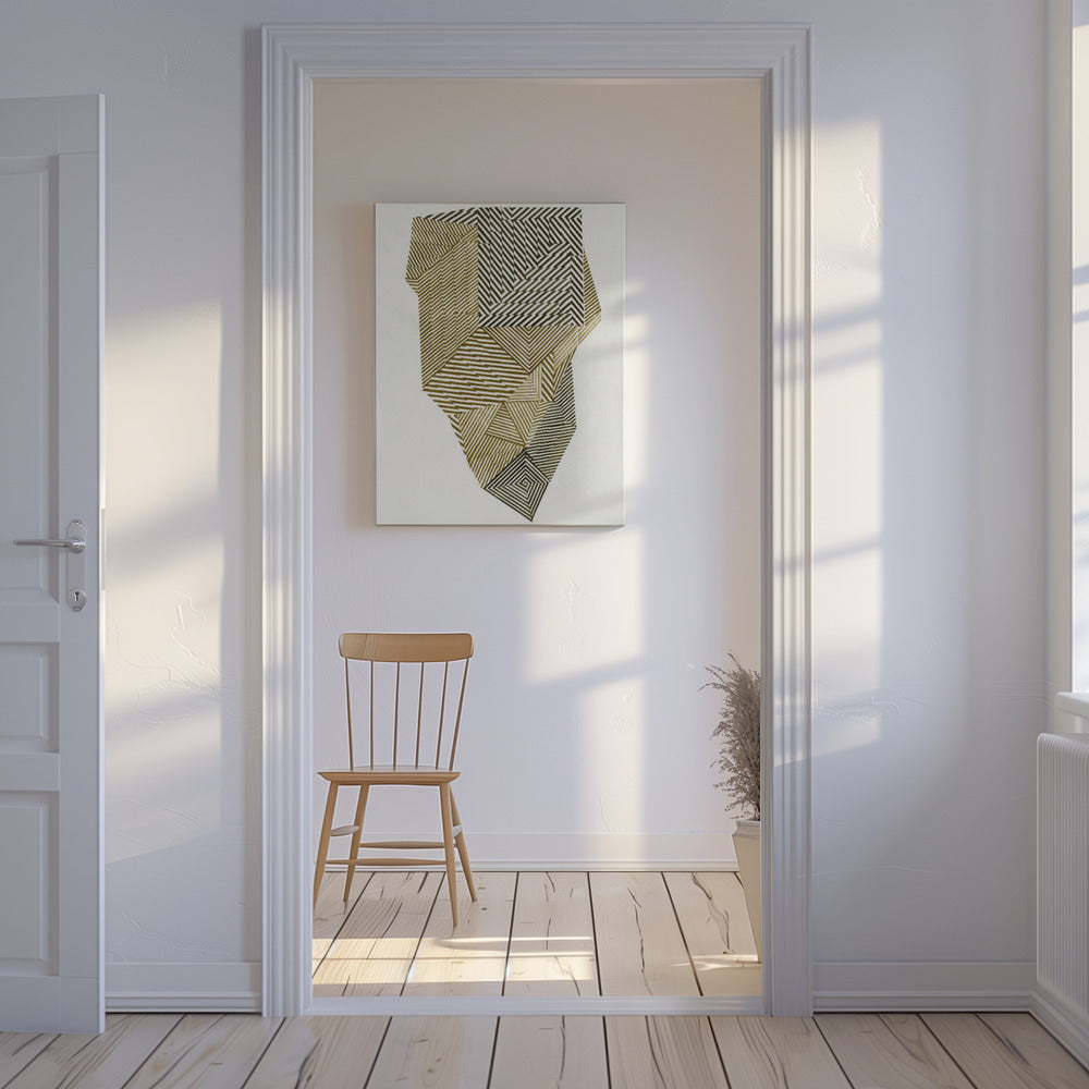 Veelhoekige vorm II. | Canvas