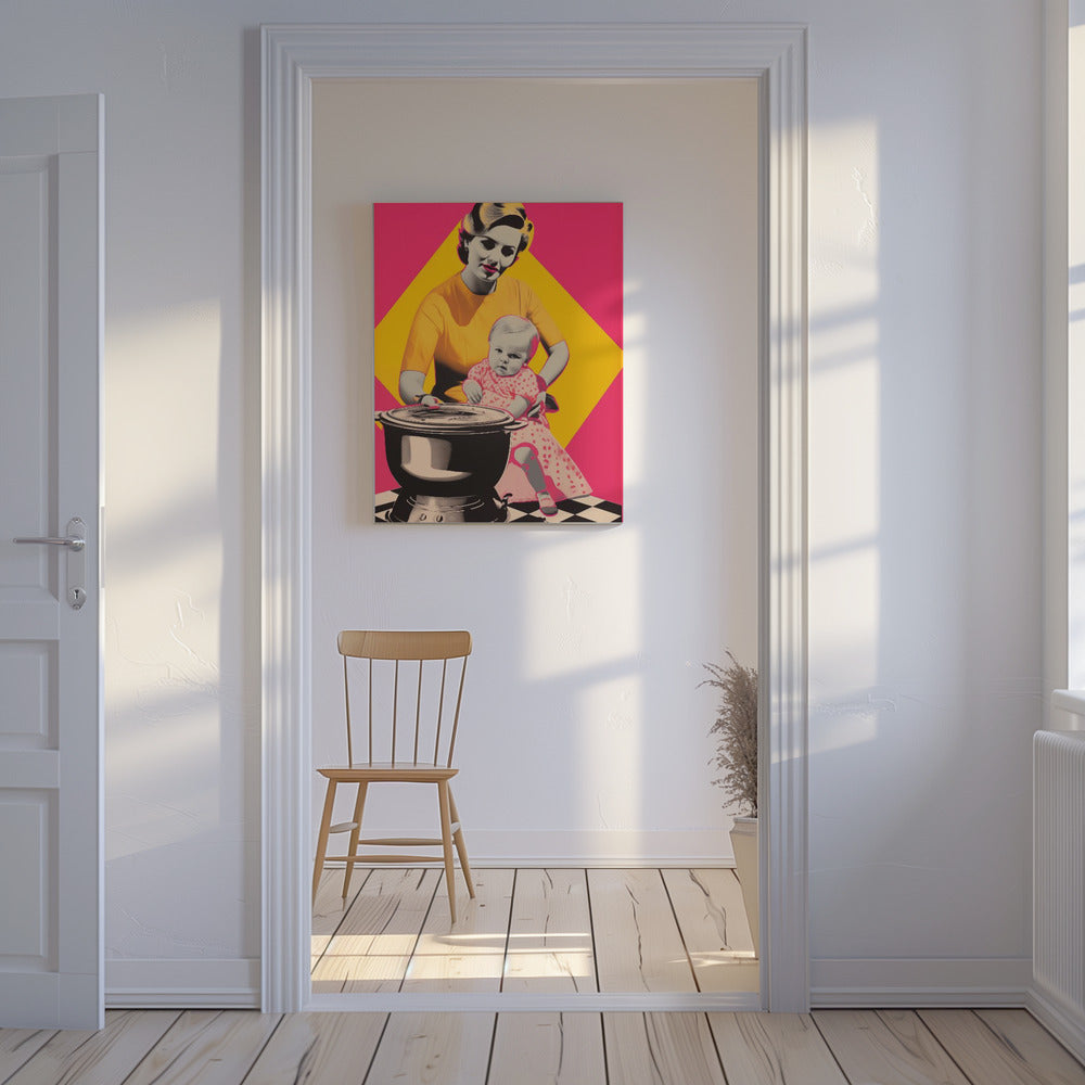 Surrealistische moeder | Canvas