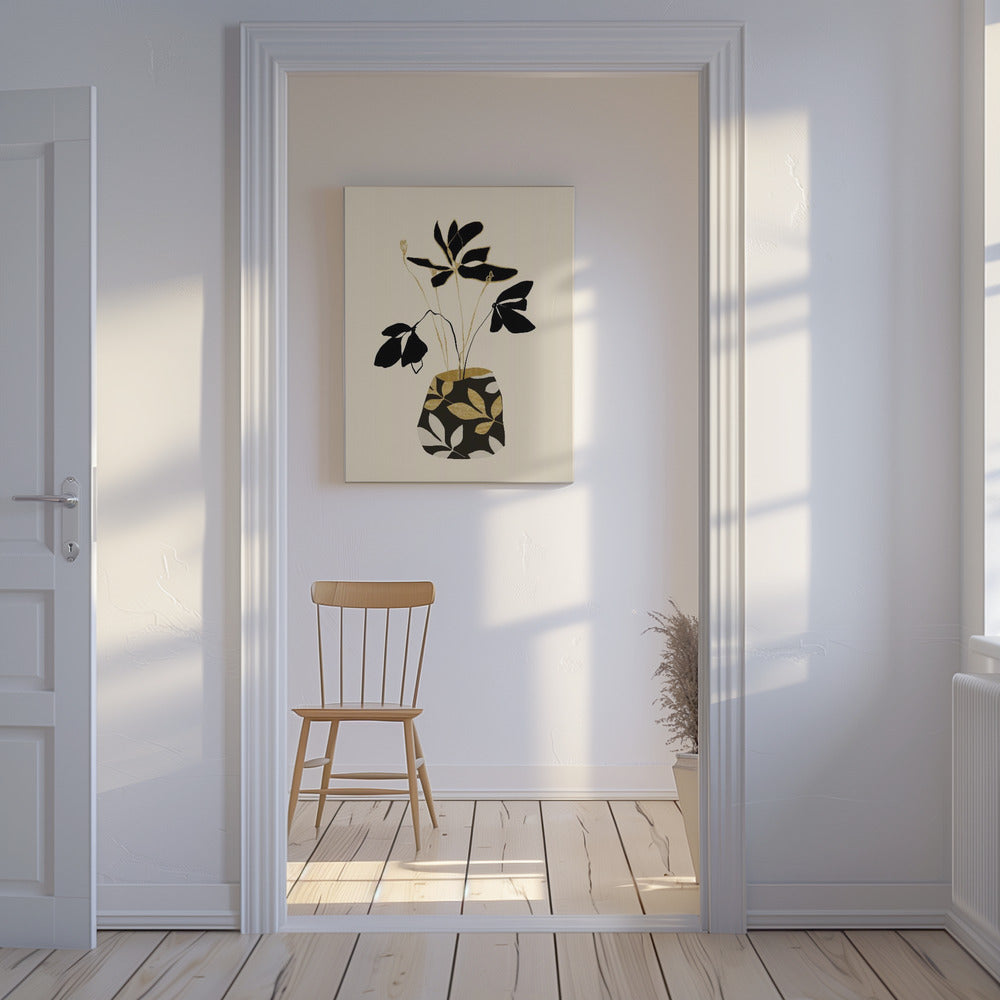 Abstracte bloemen | Canvas