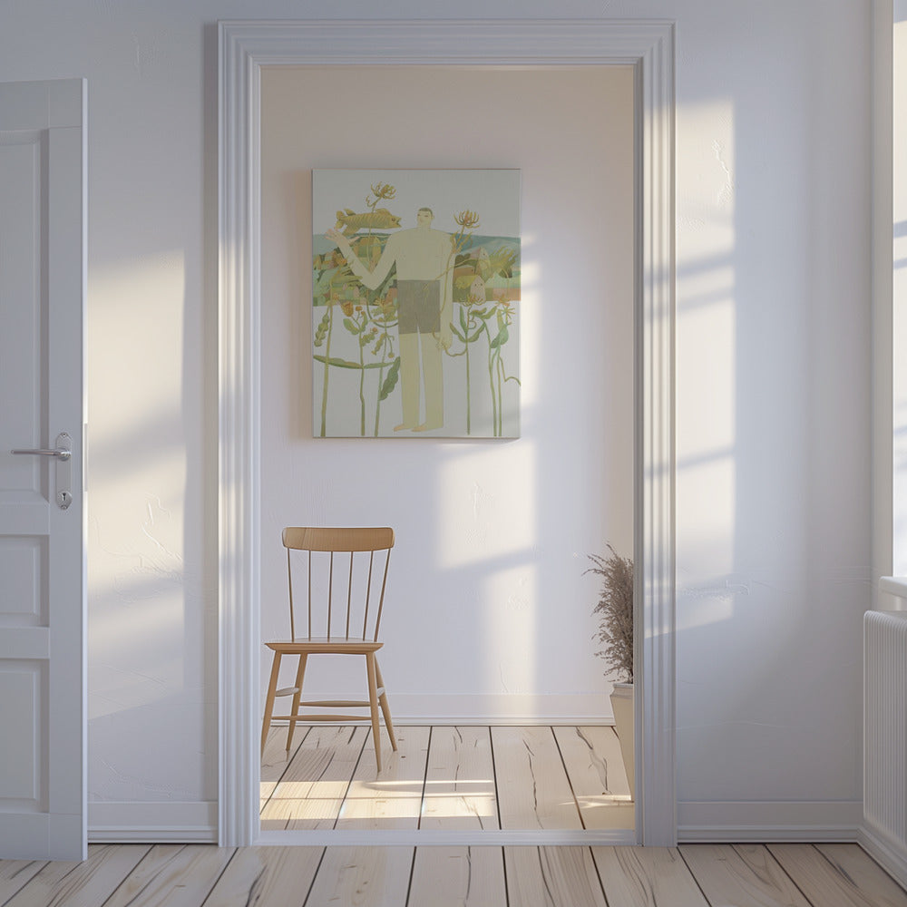 In mijn tuin | Canvas