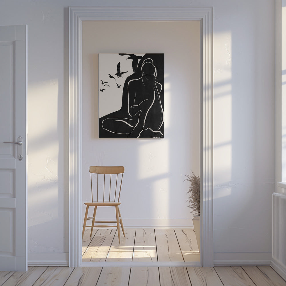 Vliegende vogels | Canvas