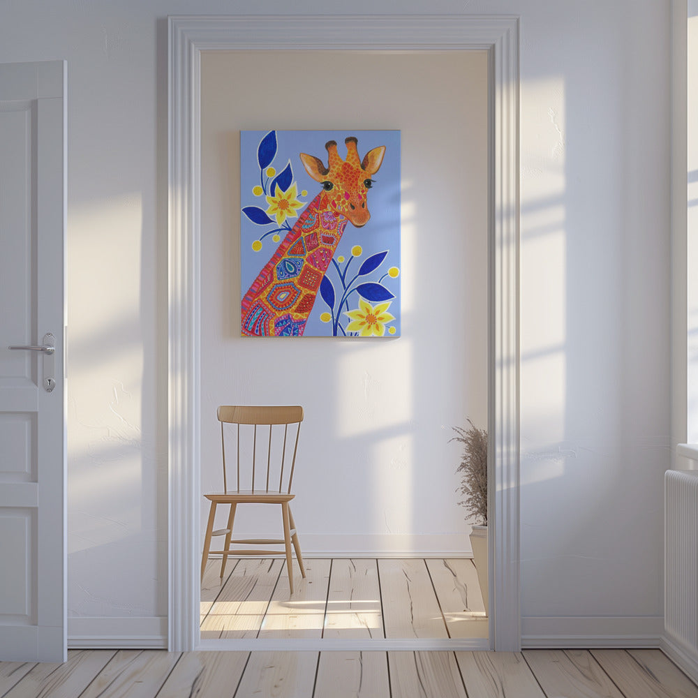 Patterned Giraffe | Canvas