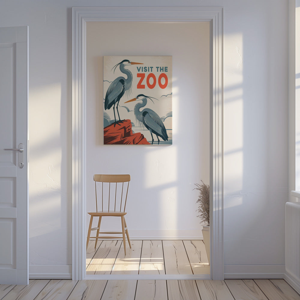 Bezoek de dierentuin | Canvas