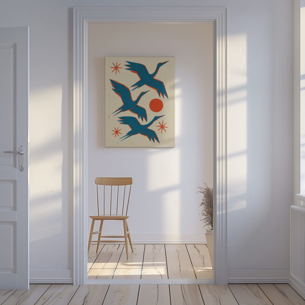 Kranenlithografie | Canvas