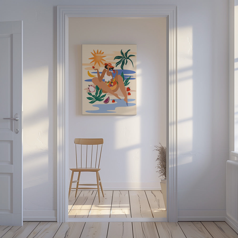 Zoete zomer | Canvas