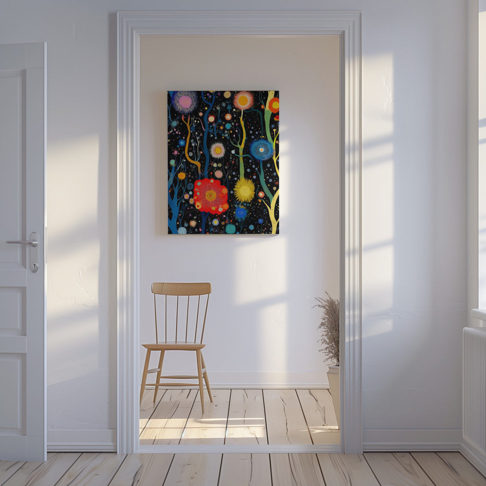 Levendige Hemelse Tuin | Canvas