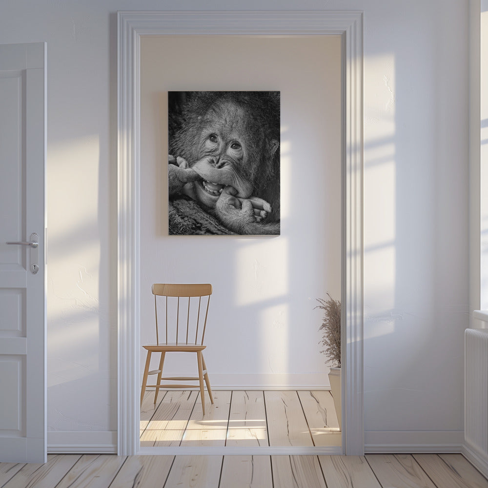 Grote glimlach.....alsjeblieft | Canvas