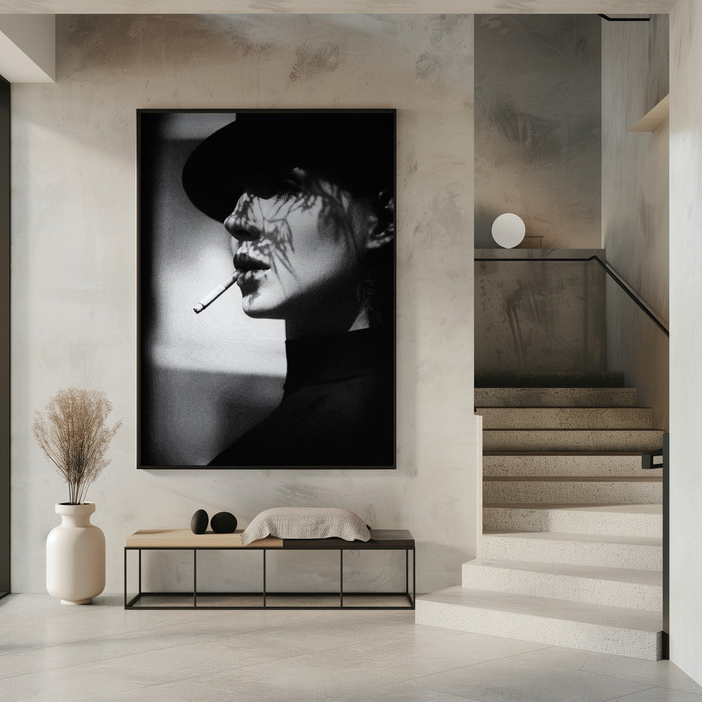 dame in het zwart | Poster
