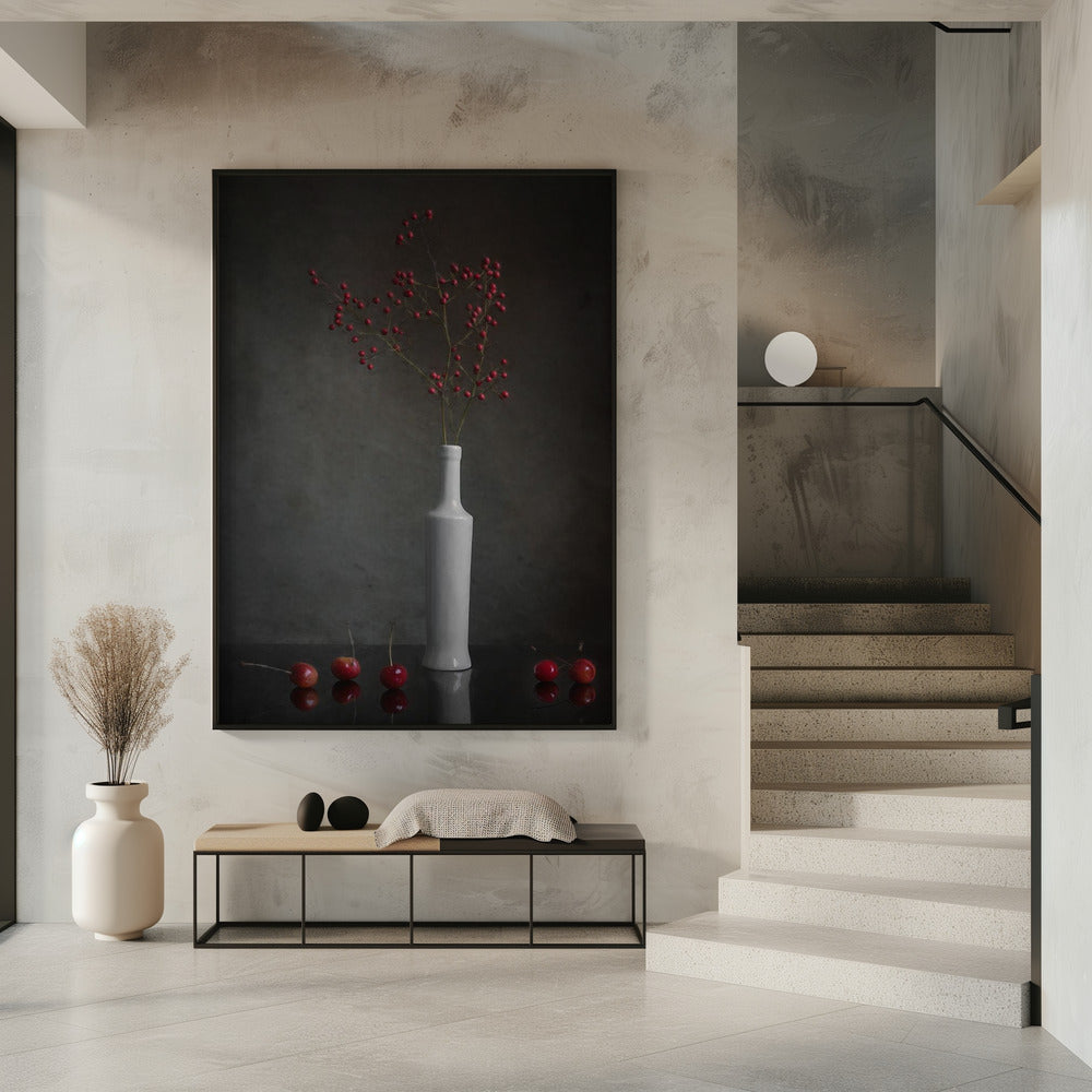 Regenachtigere kersen | Poster