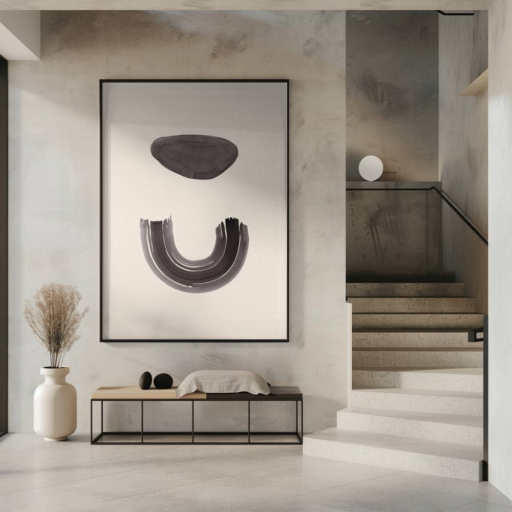 Boog en steen | Poster