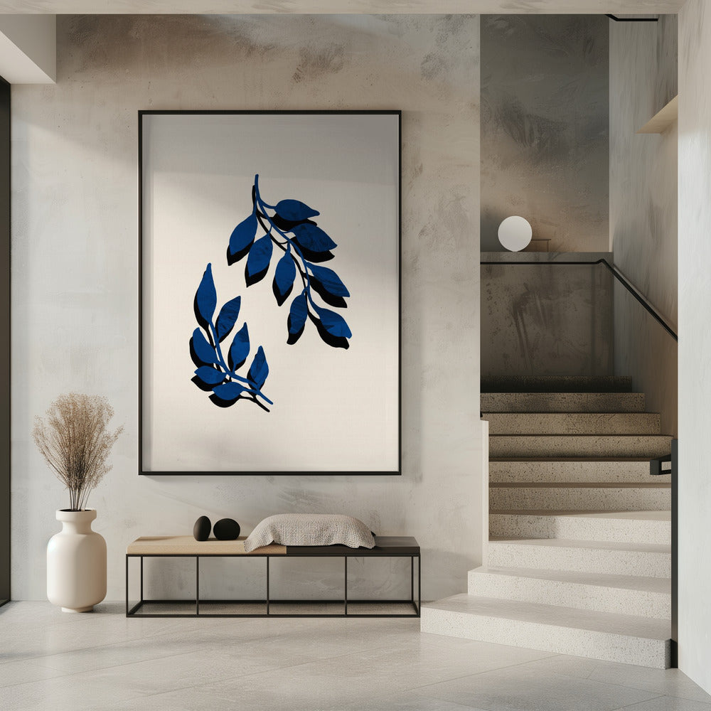 Blauwe Takjespenseel | Poster