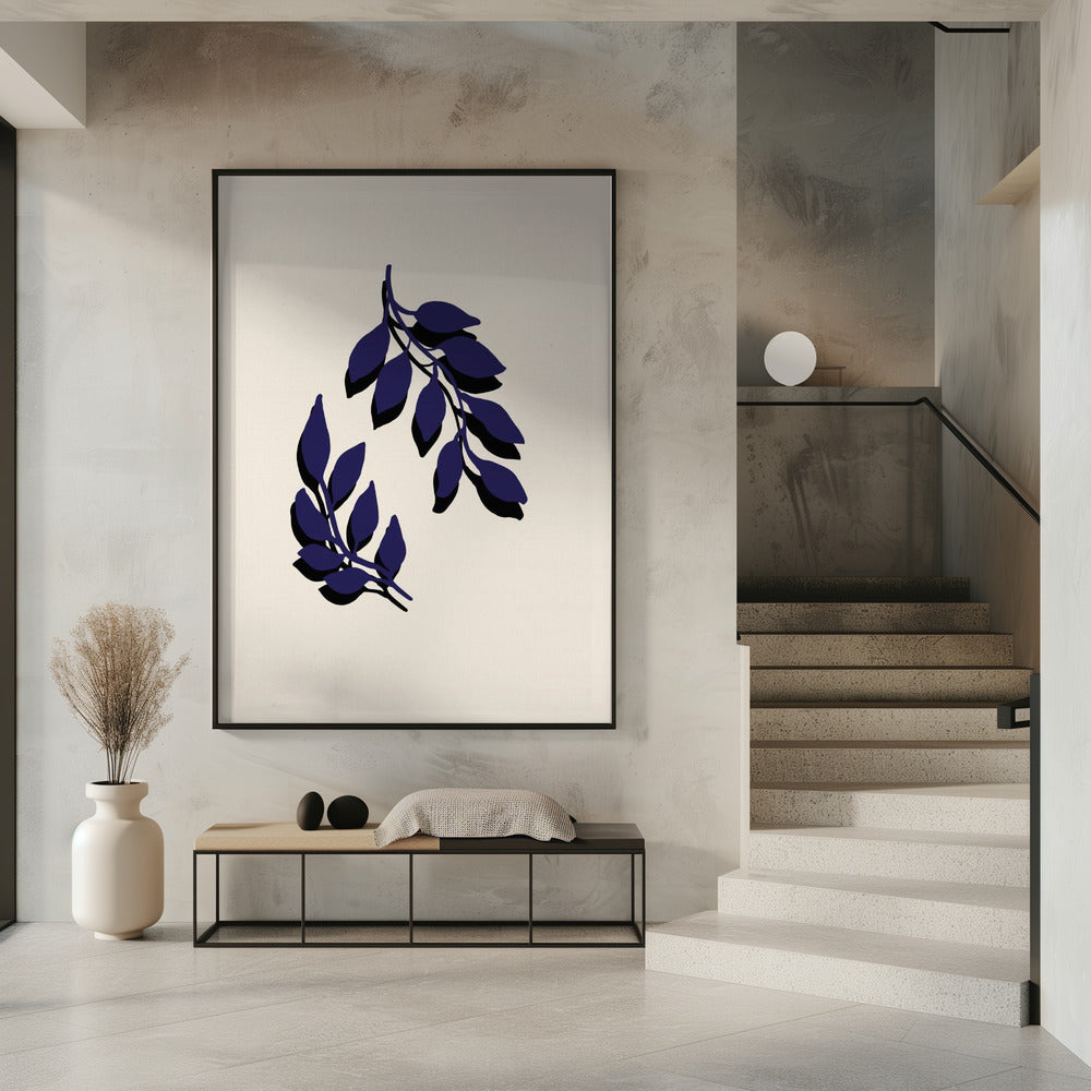 Blauwe Twijgen | Poster