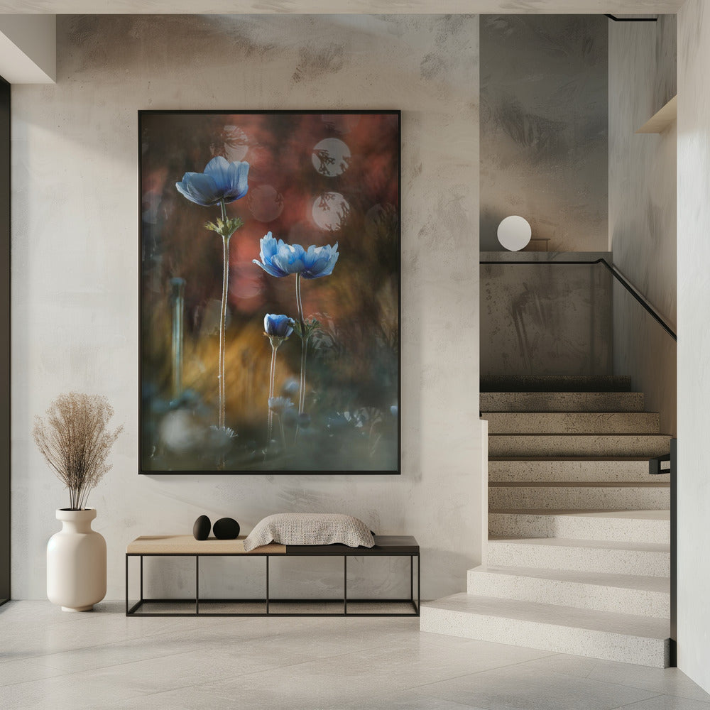 A riot of colors in a grey and dreary world | Poster