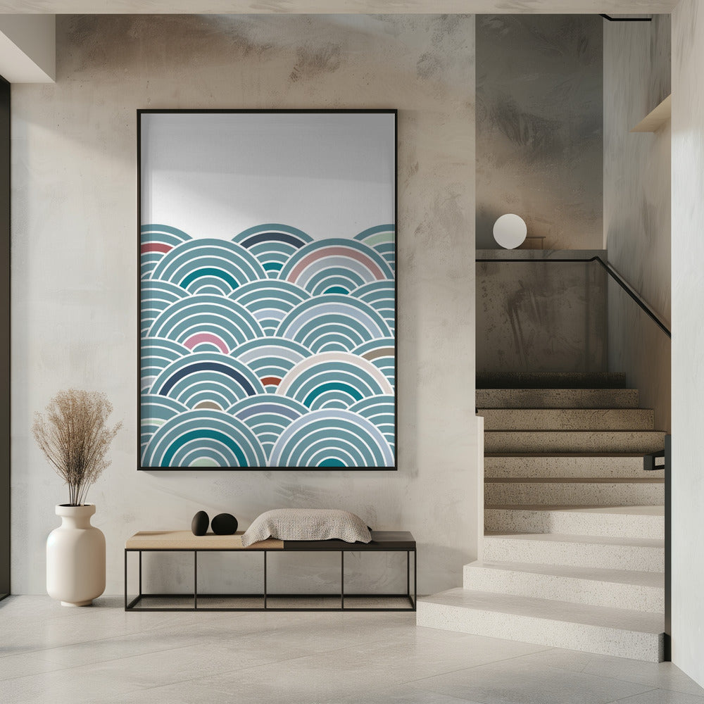 Zee van regenbogen | Poster