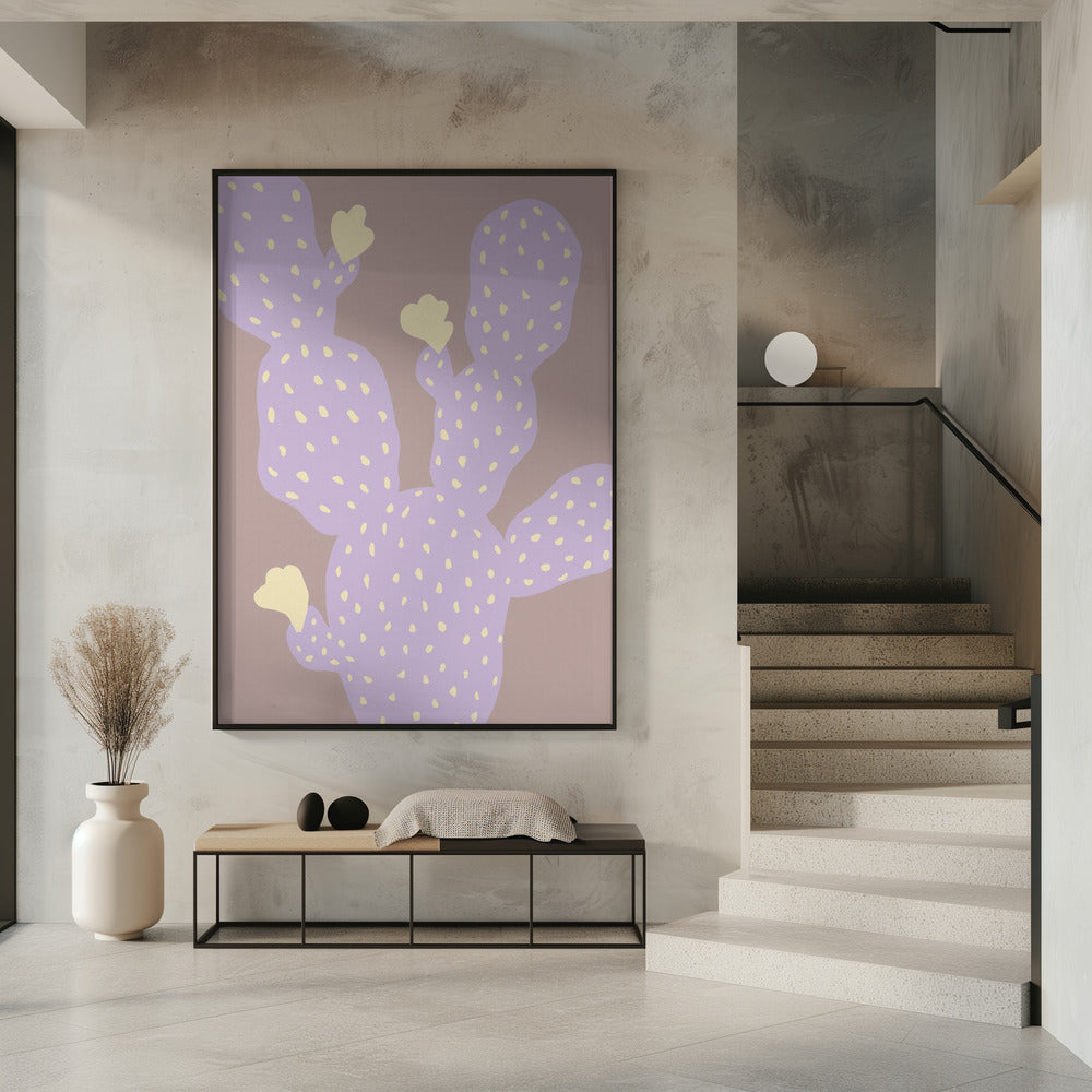 Lila Cactus | Poster