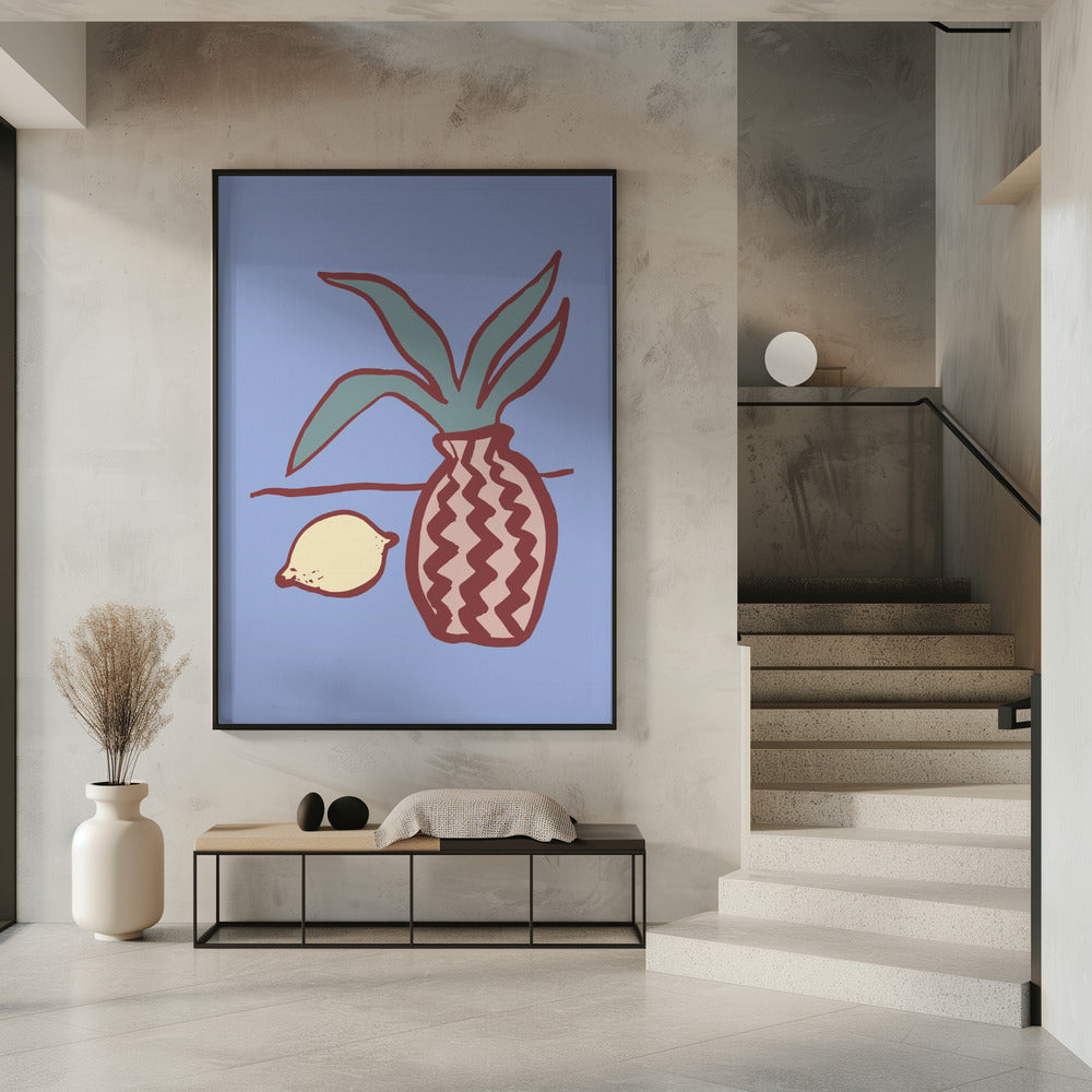 Blauwe Citroen | Poster