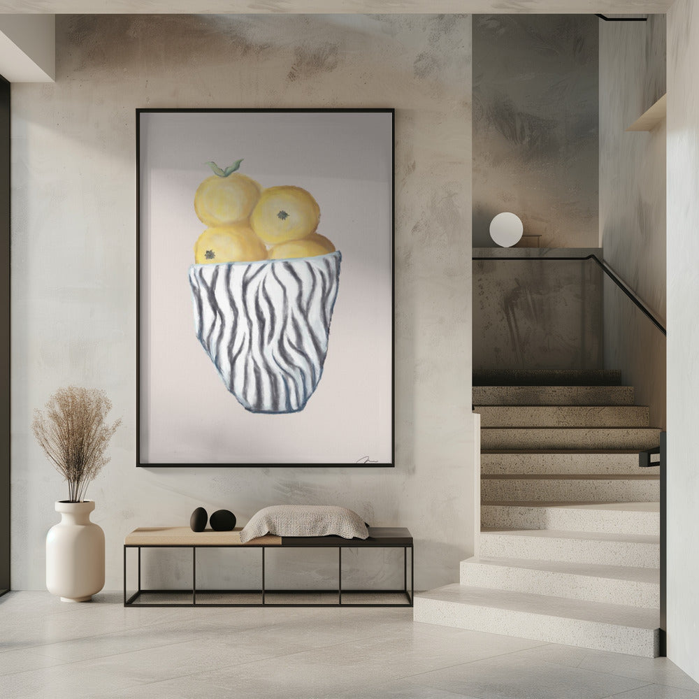 Zebra Bowl | Poster