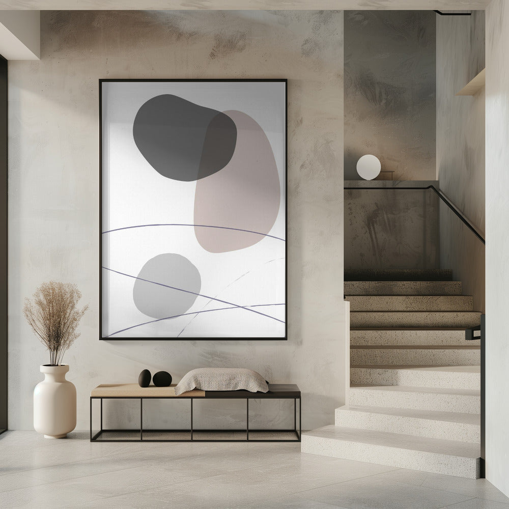 Nieuwe vormen Beige 03 | Poster