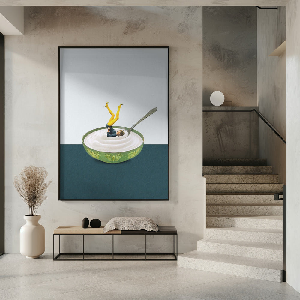 Yoga in mijn yoghurt | Poster