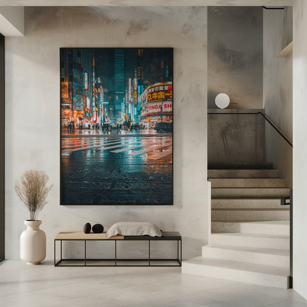 Op straat | Poster