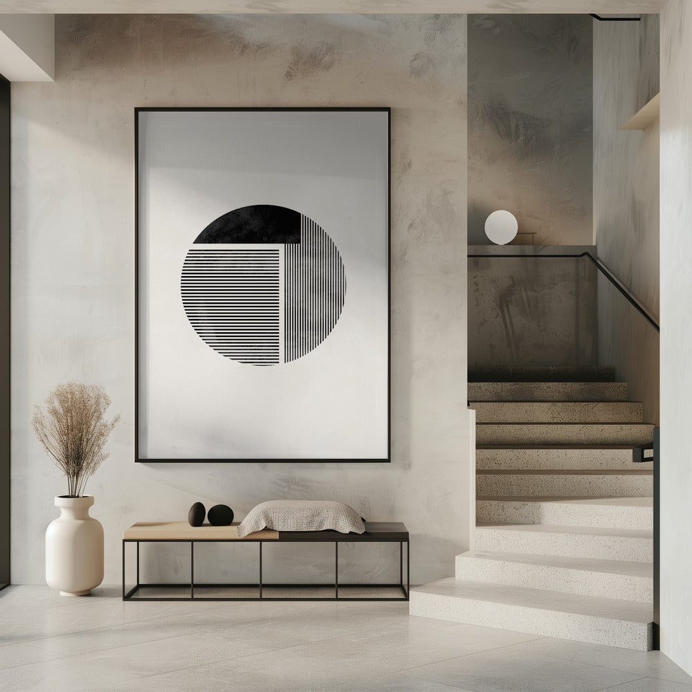 Minimalistische ronde | Poster