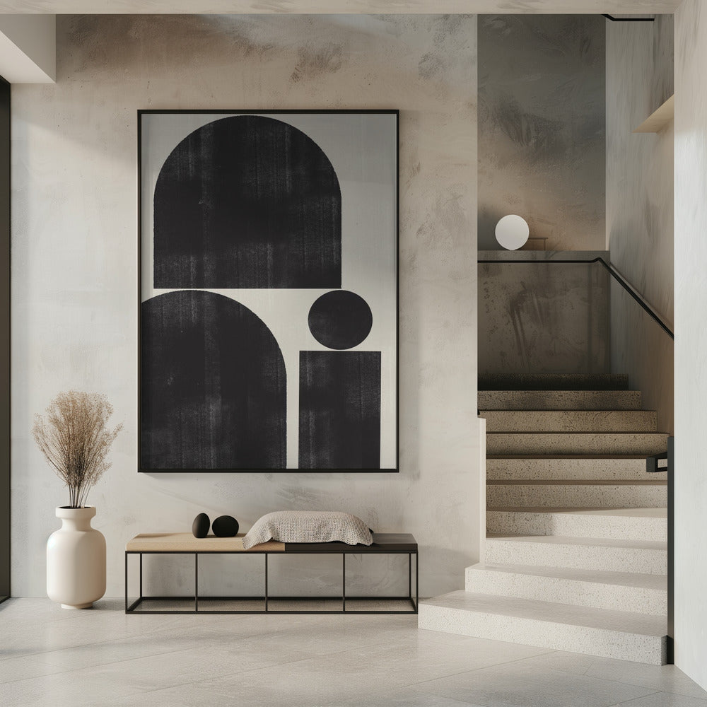 Geometrische stilte | Poster