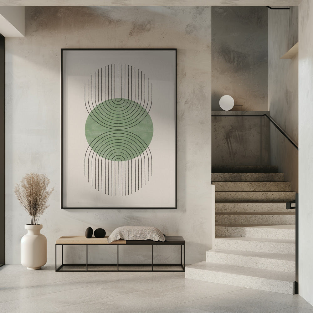 Symmetrische golven | Poster