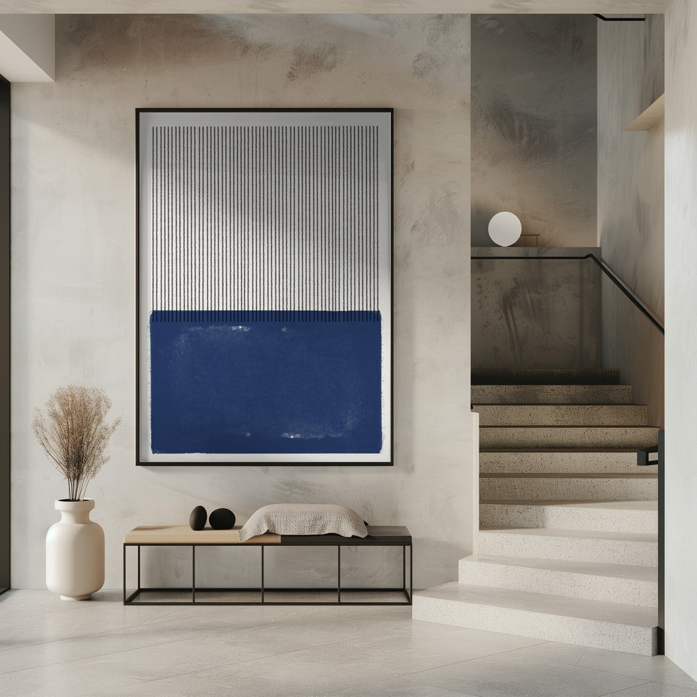 Blauwe Lijn Harmonie | Poster