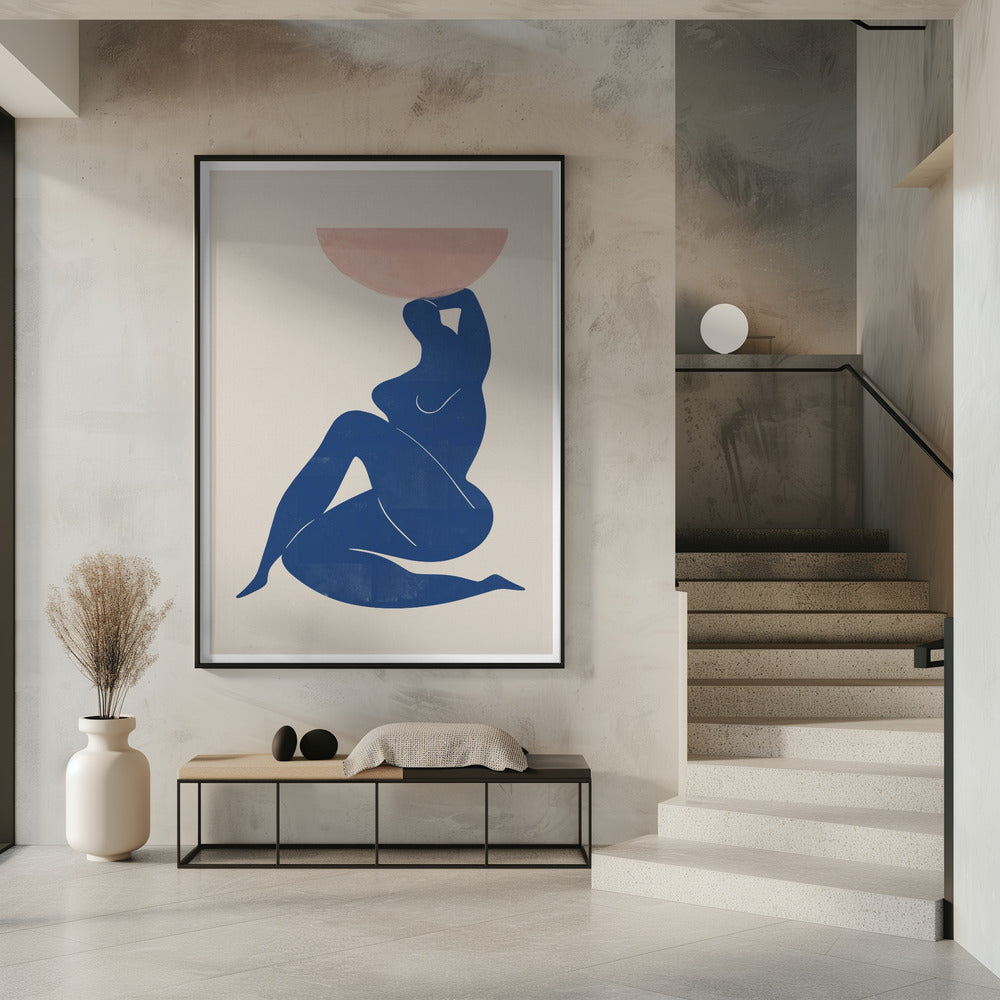 Harmonie in Blauw | Poster
