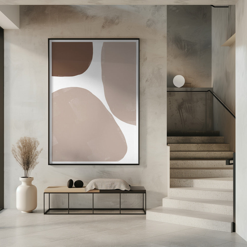 Zachte compositie nr. 4. | Poster
