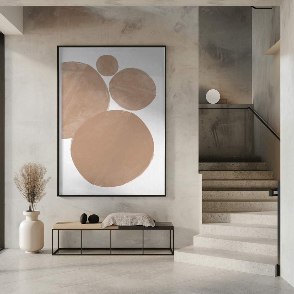 Zachte compositie nr. 5. | Poster