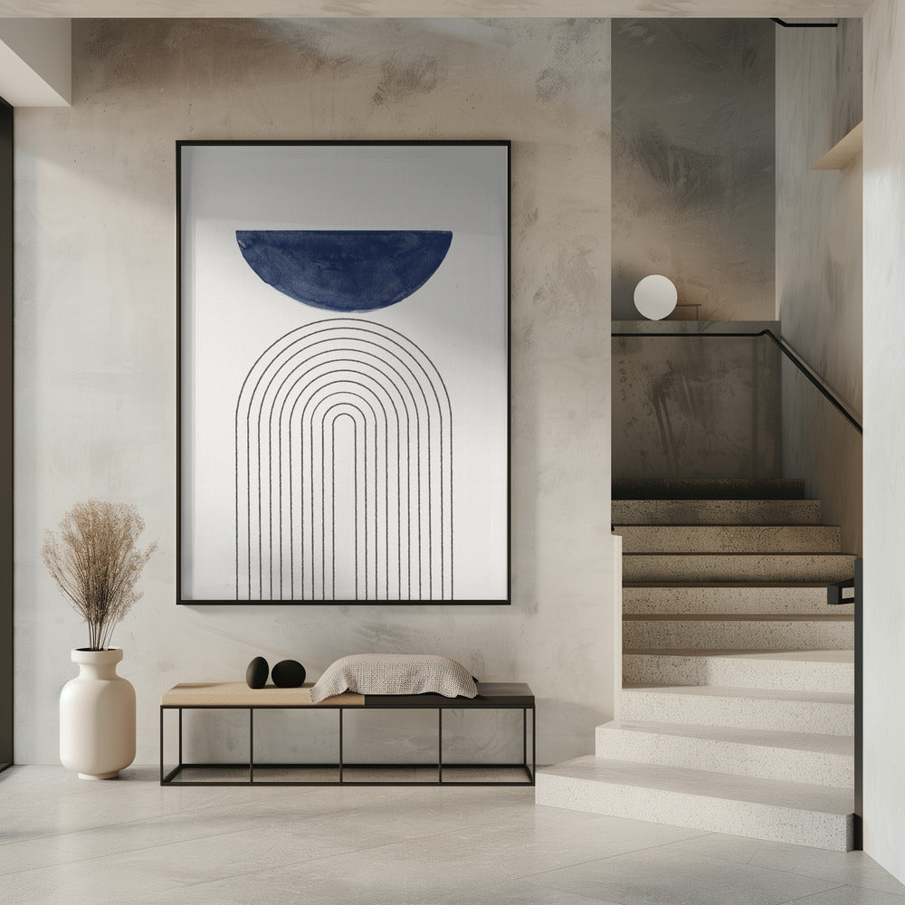 Gebogen sereniteit | Poster