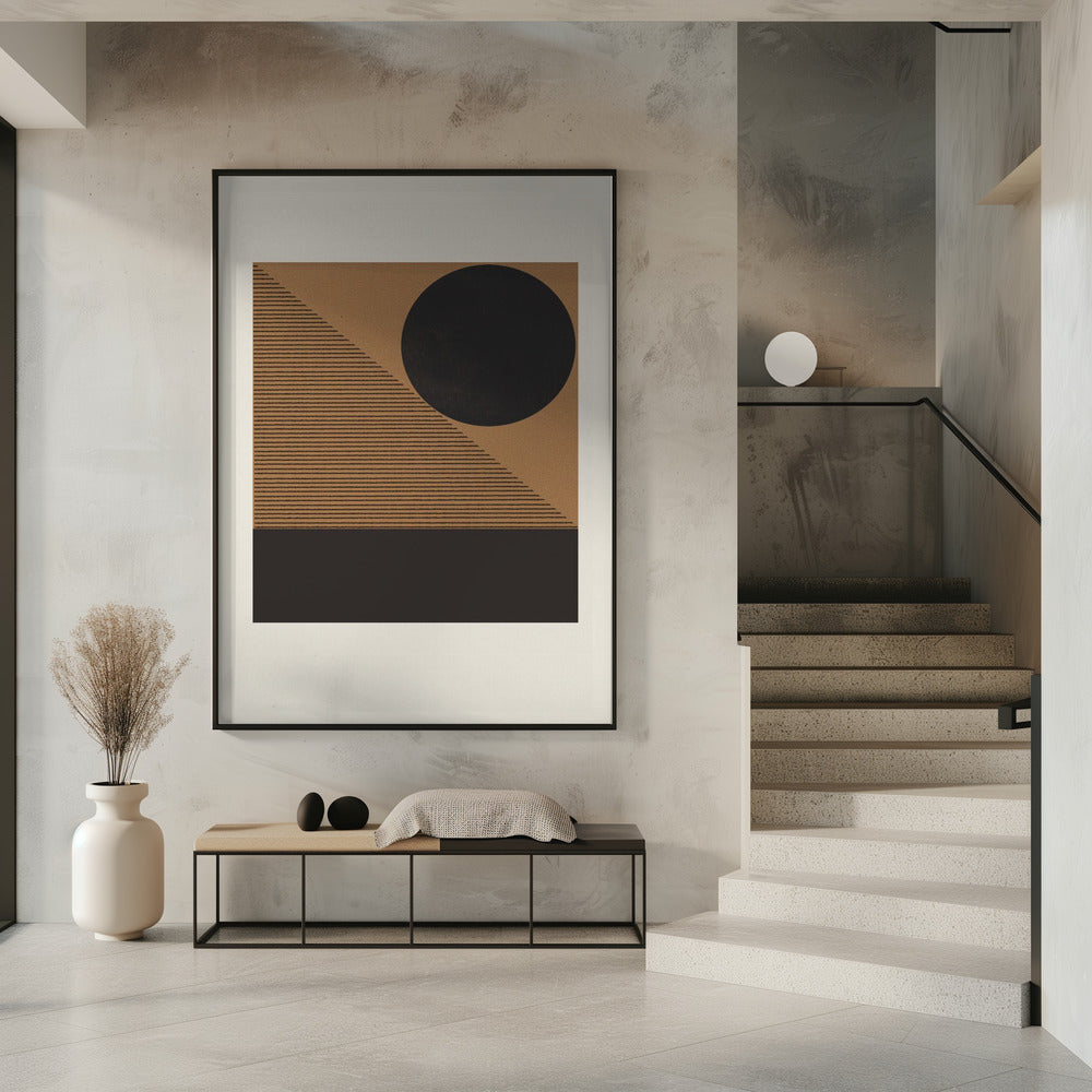 Geometrische eclips | Poster