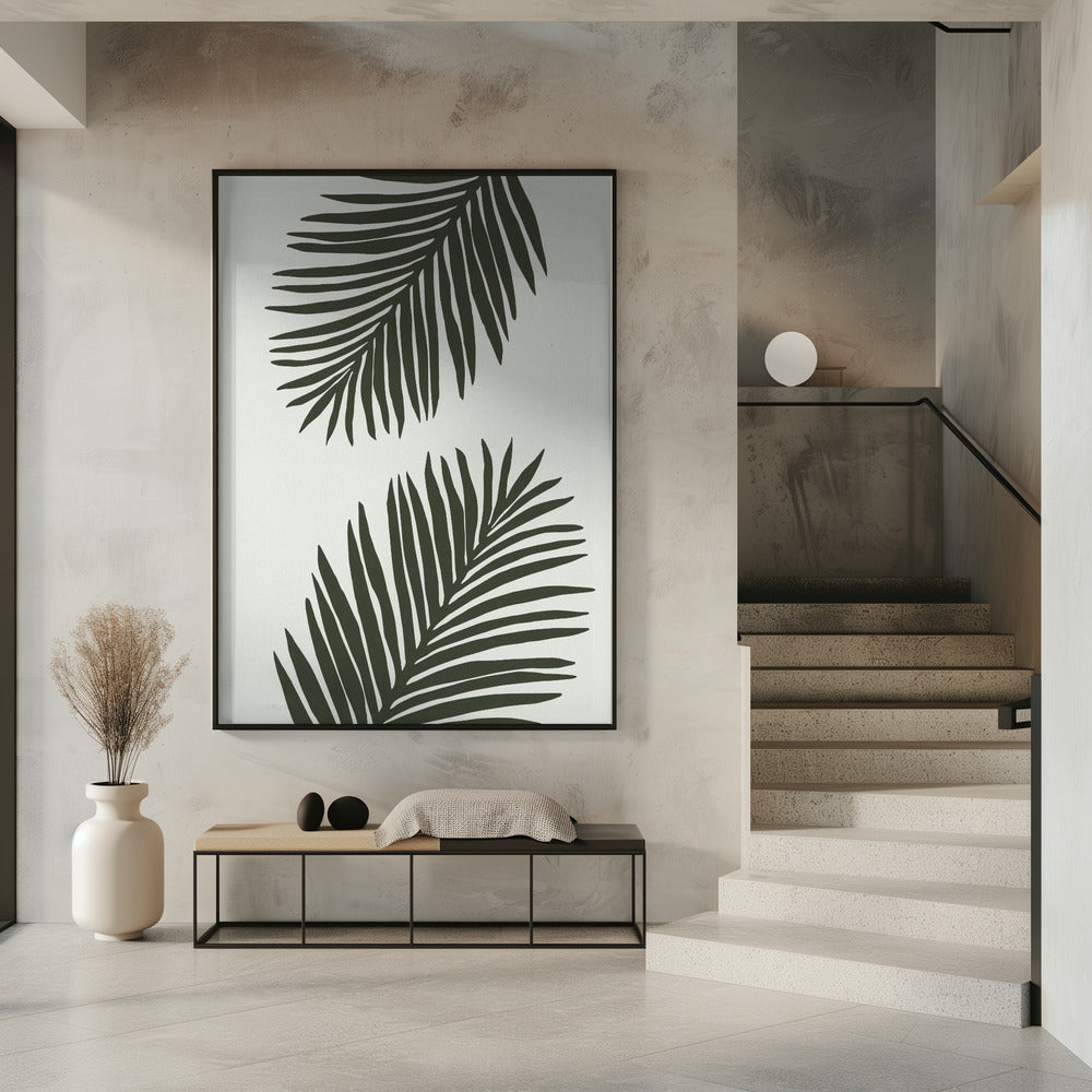 PALMBLAD 04 GROEN | Poster