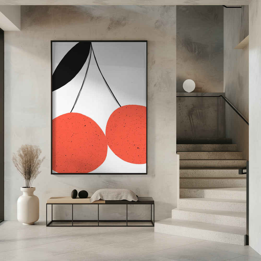 Rode kersen | Poster