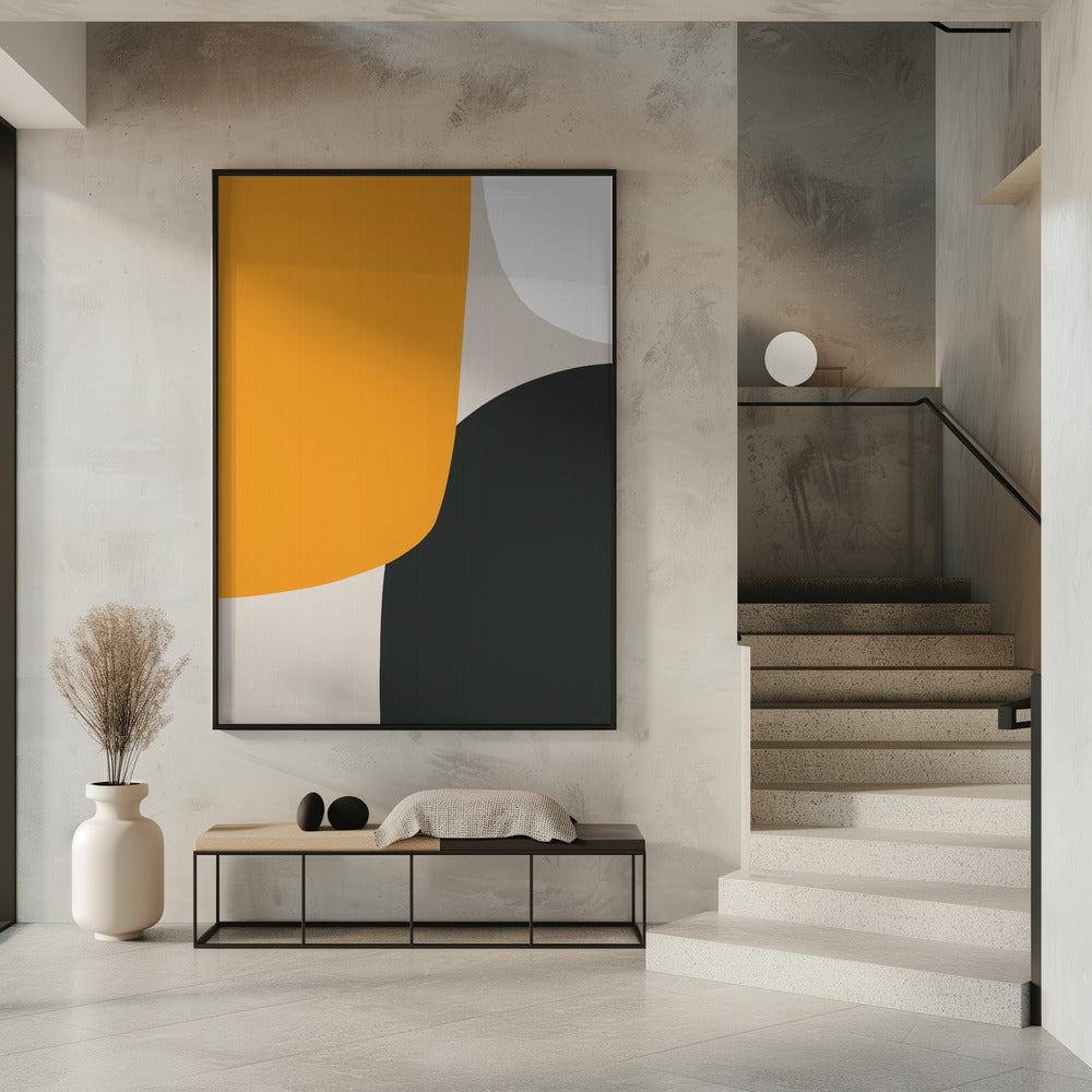 Gedurfde geometrische vormen | Poster