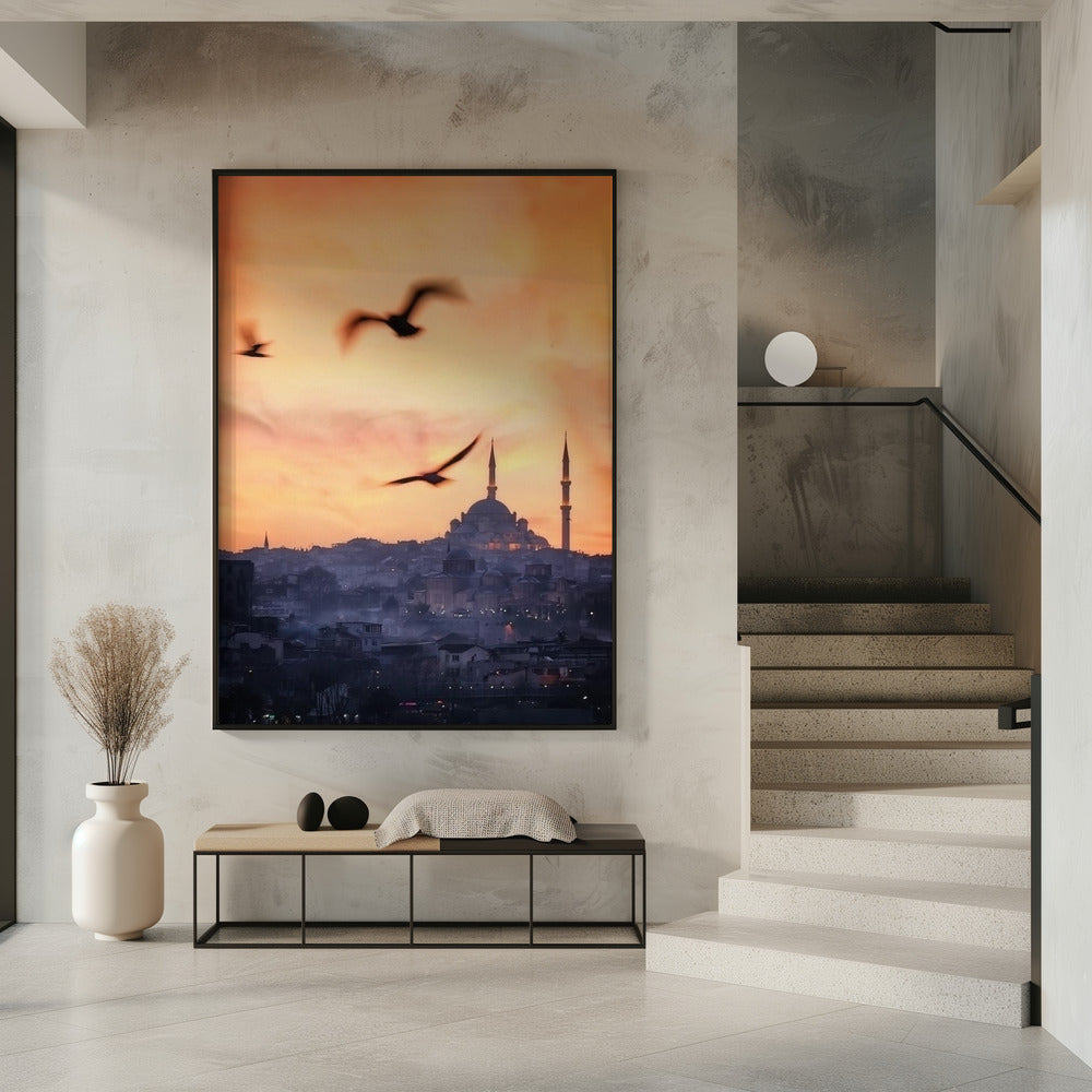 Sunset in Istanbul | Poster