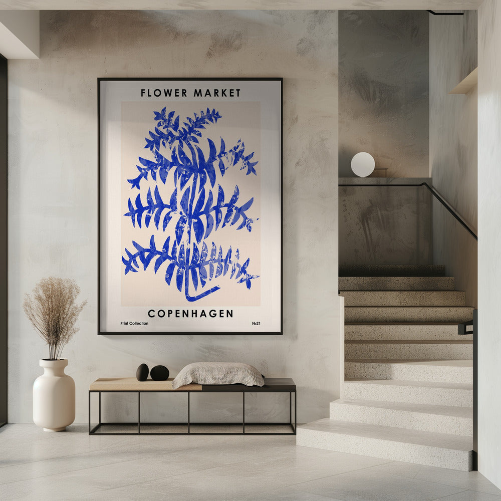 Bloemenmarkt. Kopenhagen | Poster