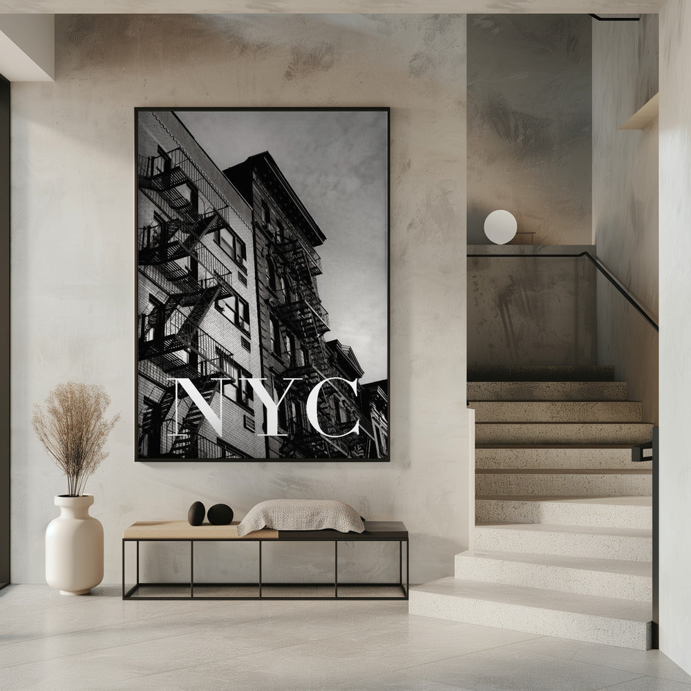 Brandtrappen in NYC 2 | Poster