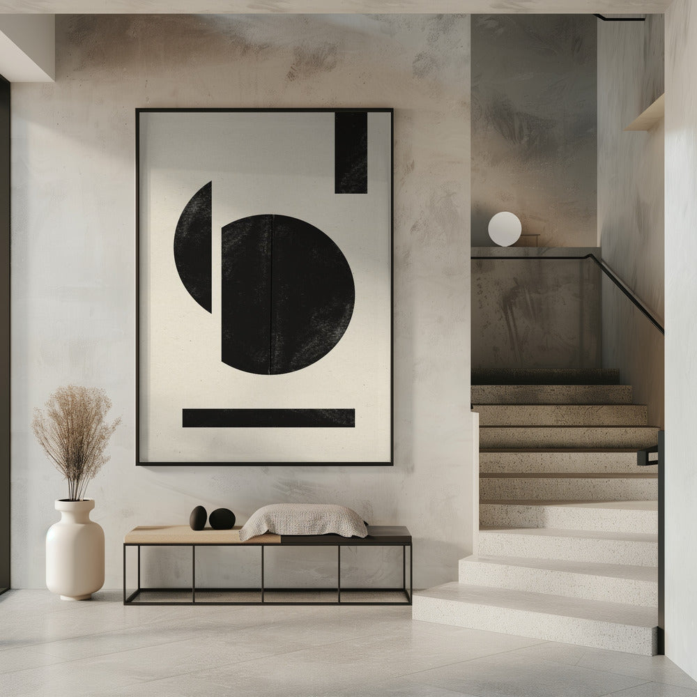 Geometrisch contrast | Poster
