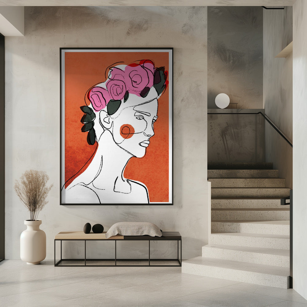 Bloemencontemplatie | Poster