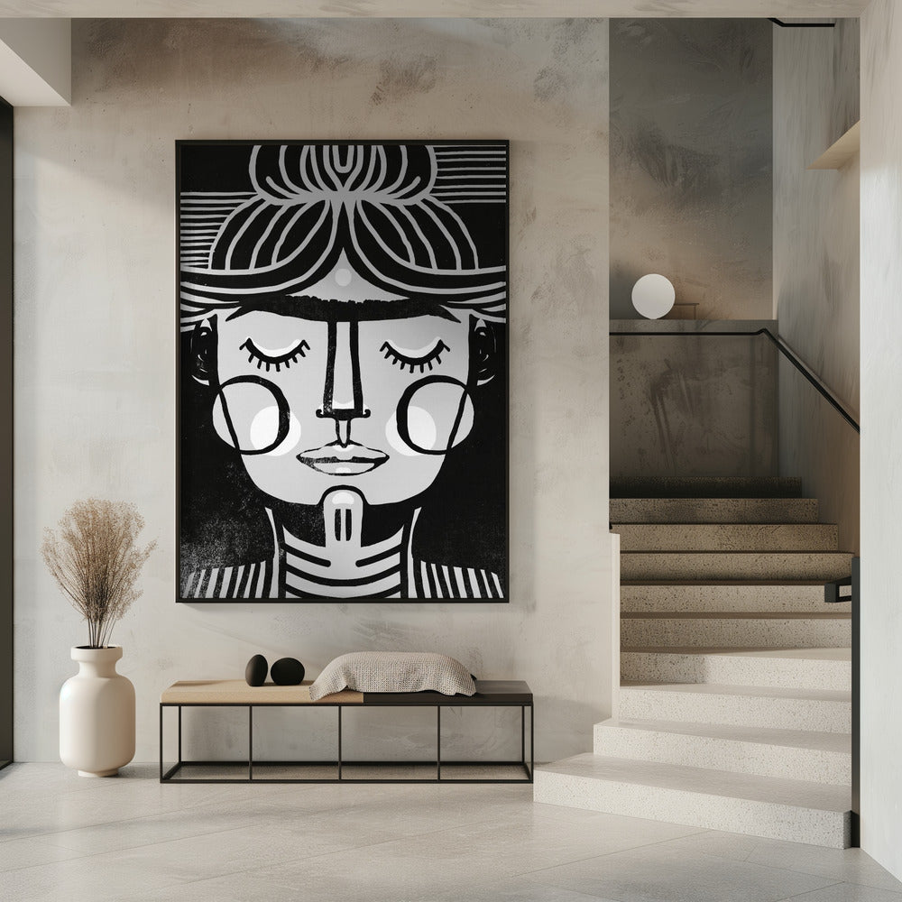 Symmetrische sereniteit | Poster