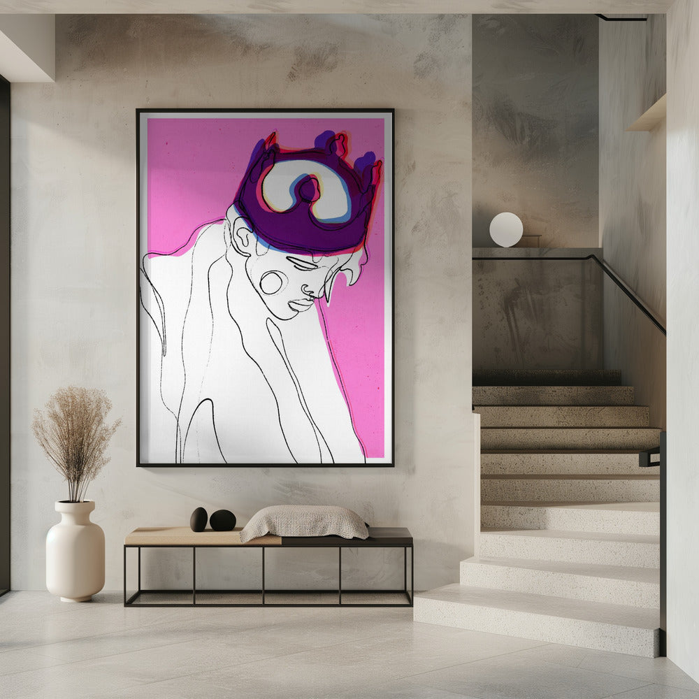 Gekroonde Weerspiegeling | Poster